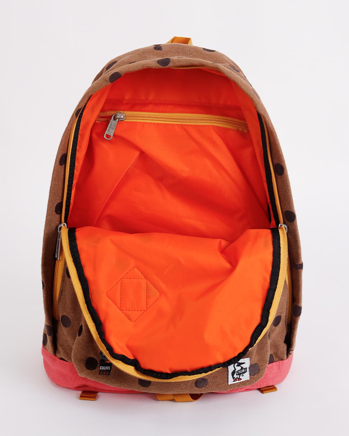 [CHUMS] 브라운 도트 스웻 × 핑크 캔버스 백팩 상품이미지10
