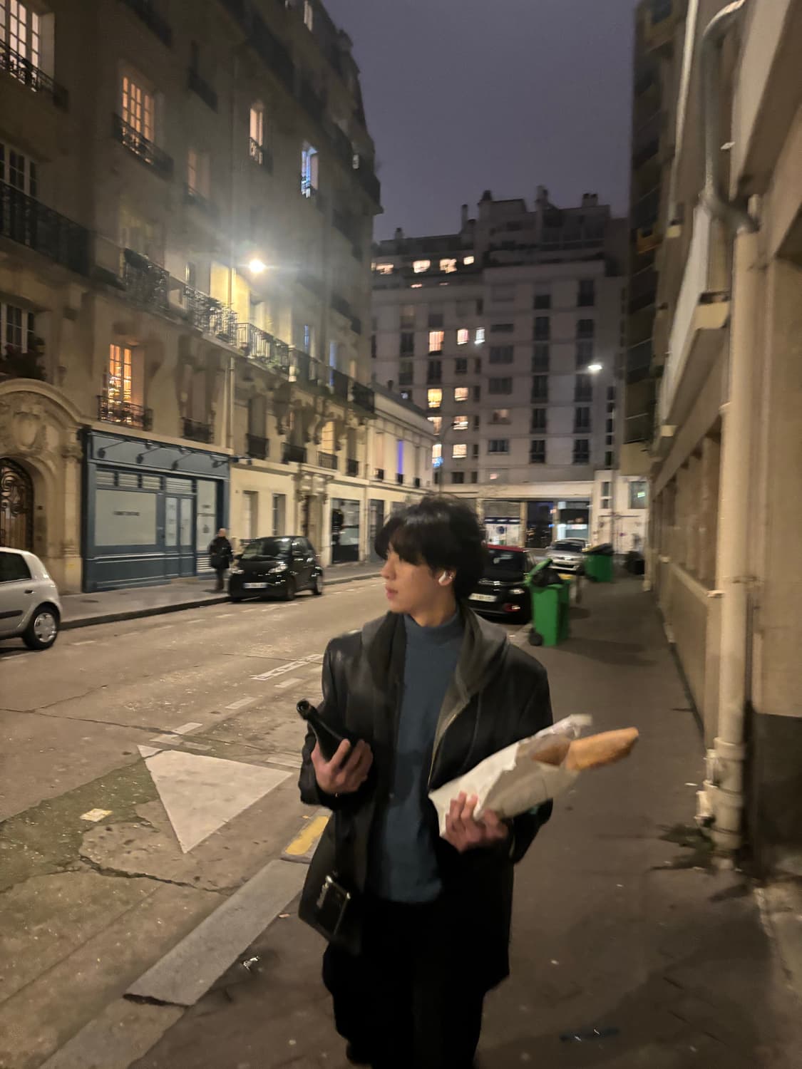 Gmbh 레더 소프트 레이어링 자켓 상품이미지2