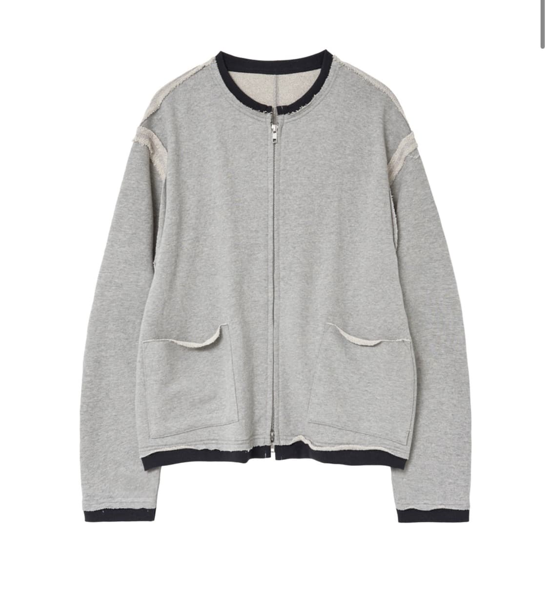 해칭룸 링거 가디건 멜란지 그레이 상품이미지1