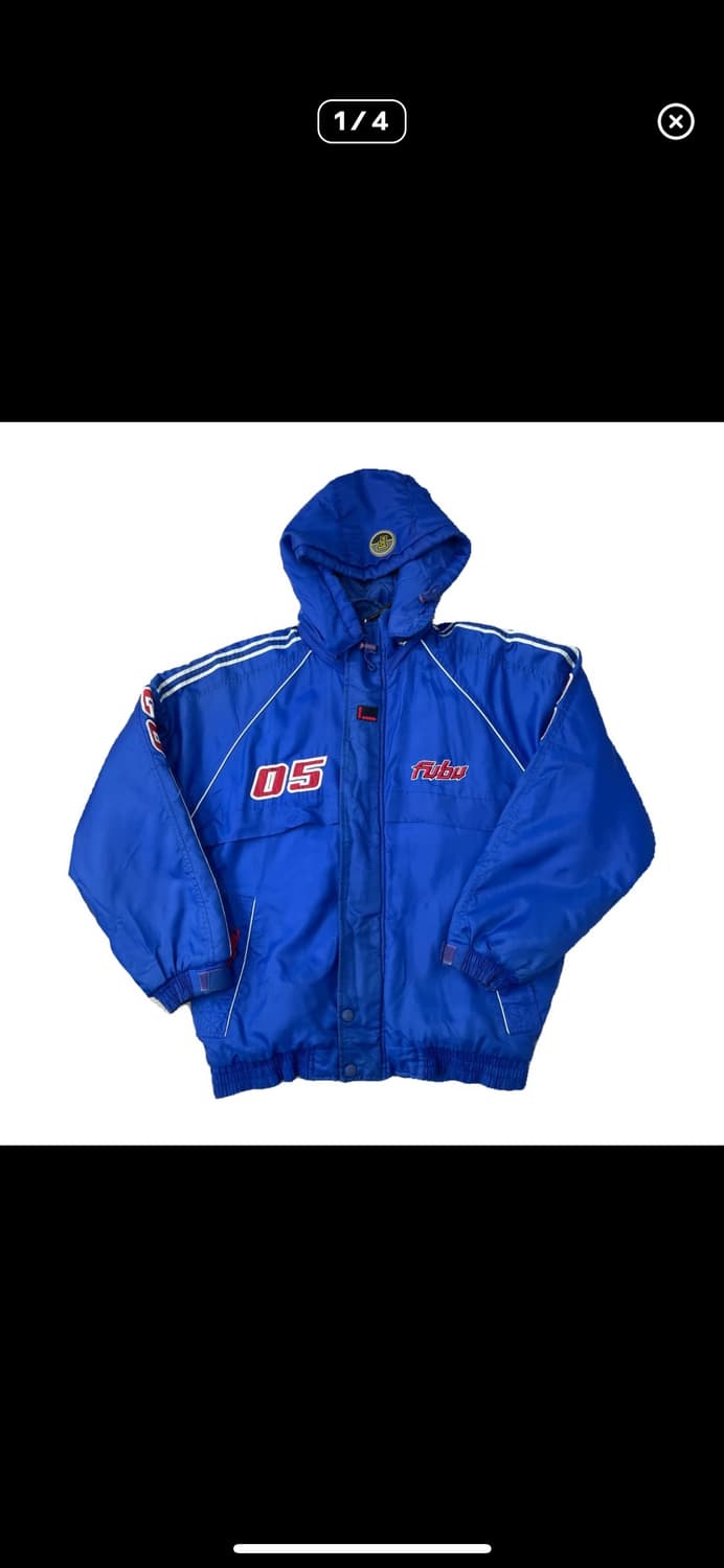 Fubu 누빔 패딩점퍼 블루 L 상품이미지1