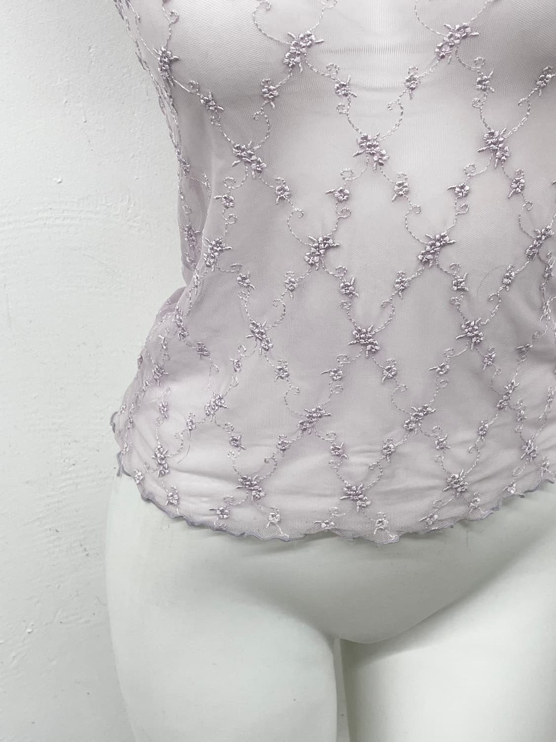 레스트로즈 자수 페어리 탑 상품이미지3