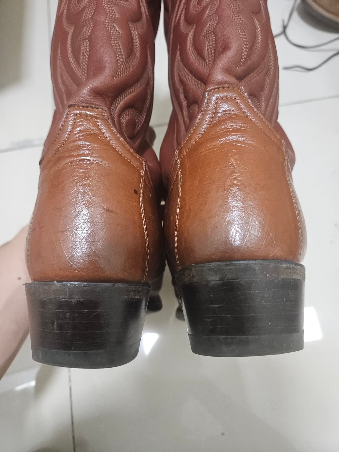 토니라마 타조 웨스턴 부츠 + 벨트 일괄 상품이미지2