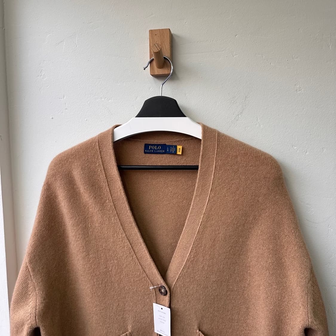 15731 - 폴로 랄프로렌 베이지 울 블렌드 가디건 상품이미지1