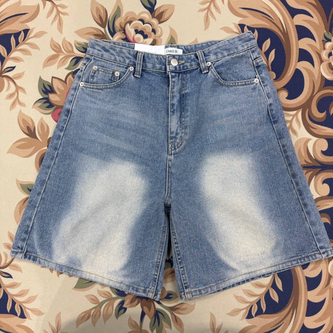 (M)언틸비 Until B 워싱 데님 반바지(새상품) 상품이미지1