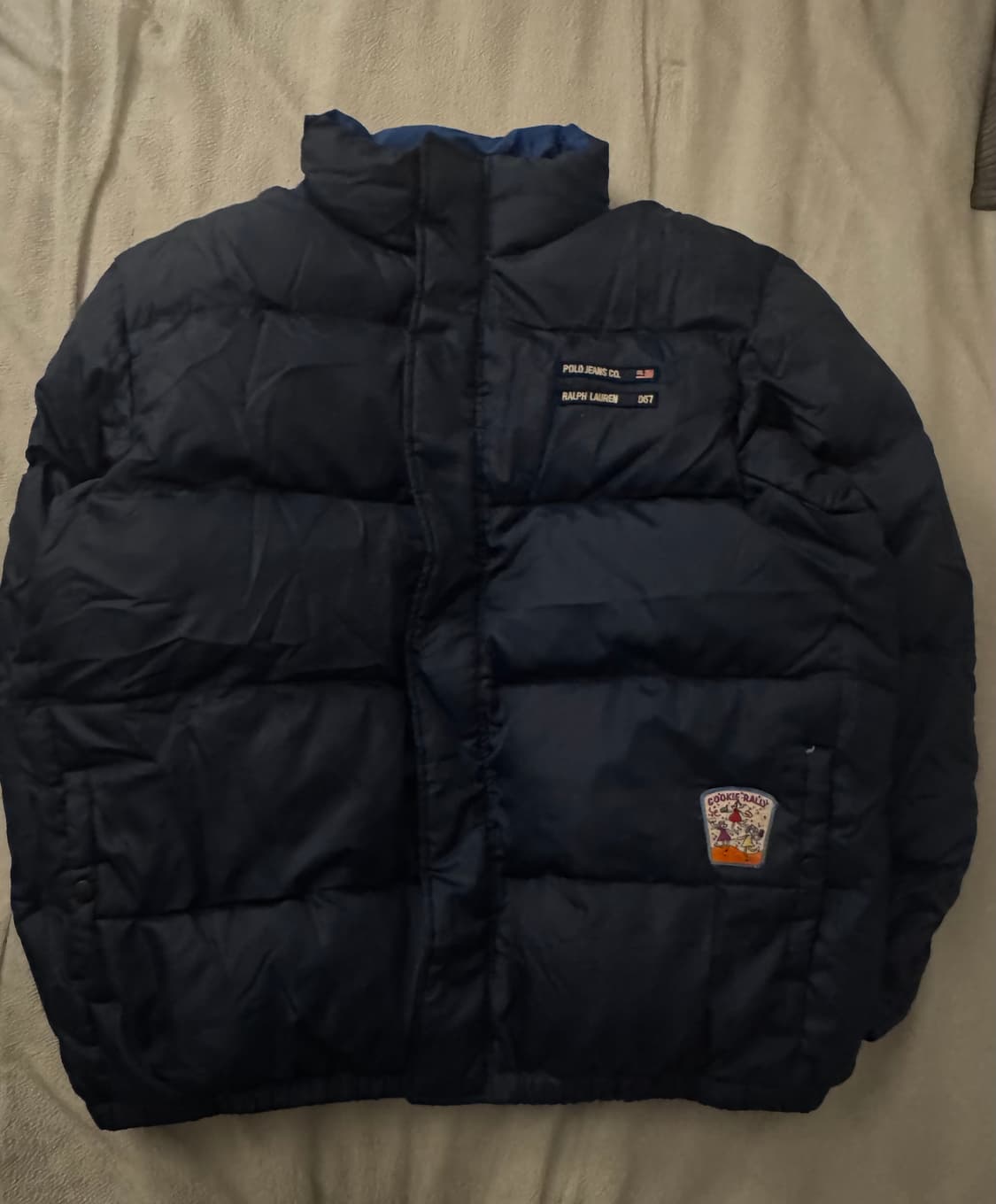 폴로진스 올드스쿨 네이비패딩 상품이미지1