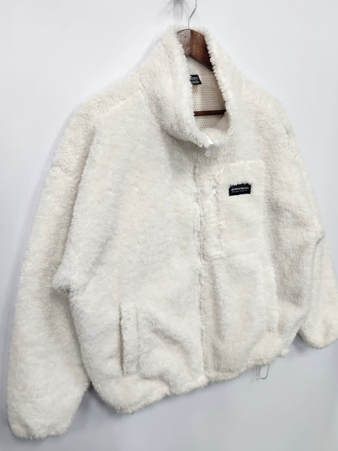 그루브 라임 아이보리 플리스  상품이미지4