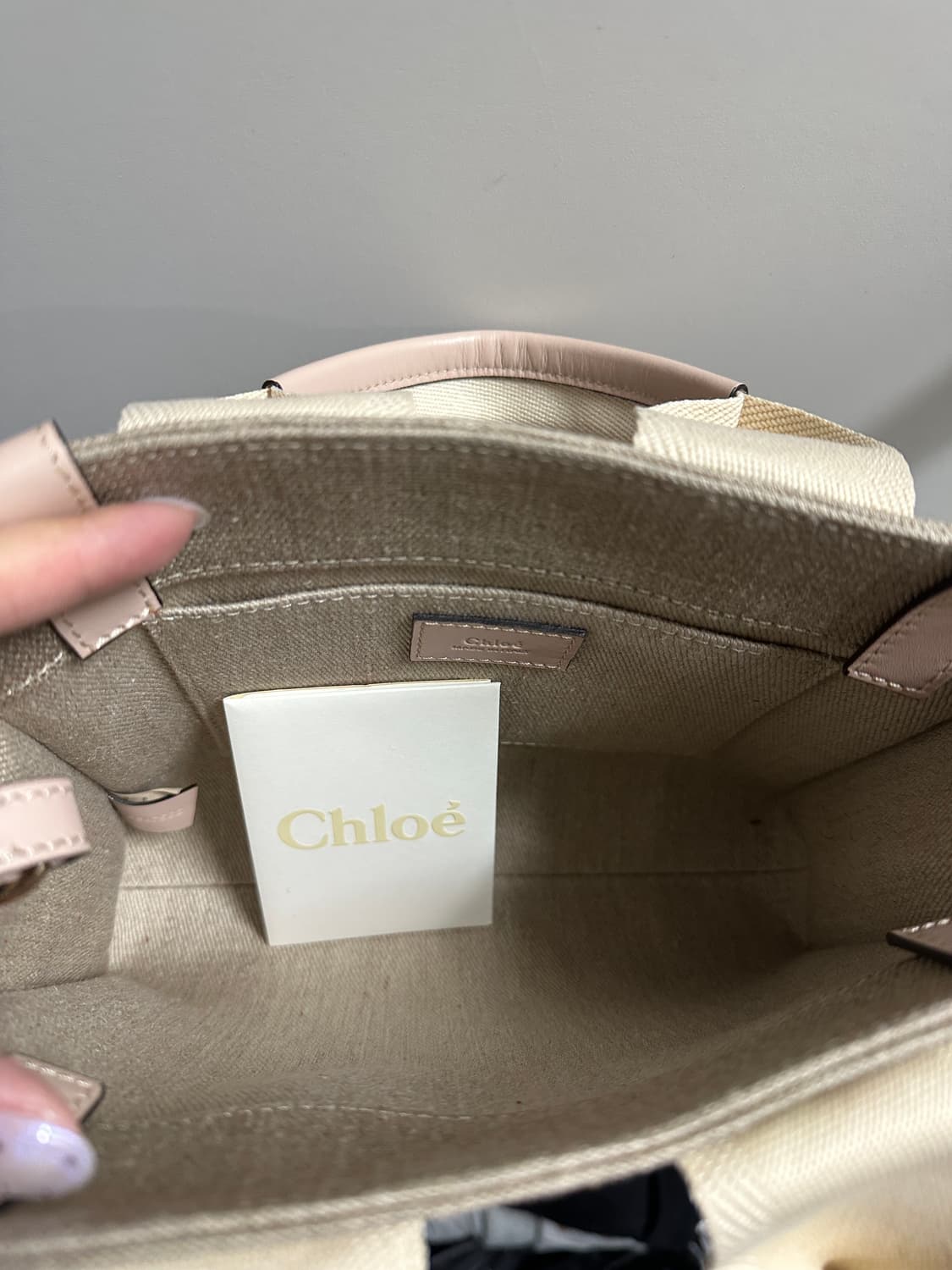 끌로에 우디백 스몰 토트백 상품이미지3