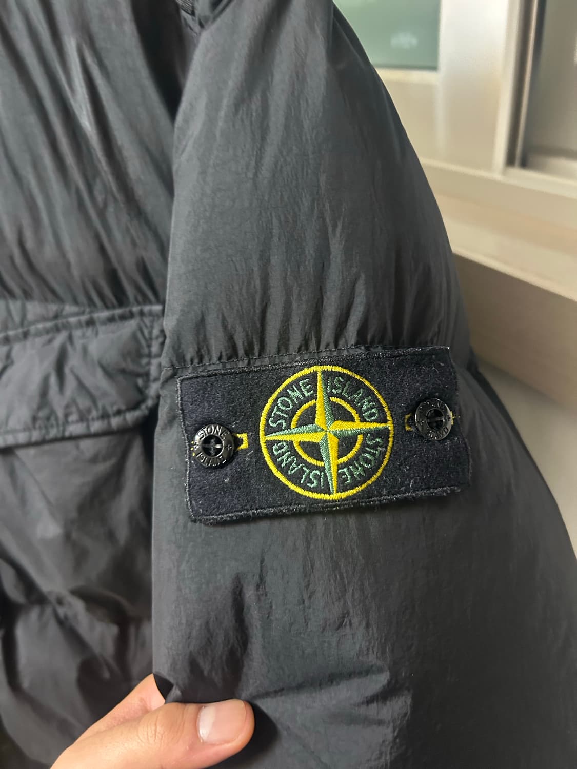 스톤아일랜드 크링클랩스 패딩 XL 블랙 상품이미지2