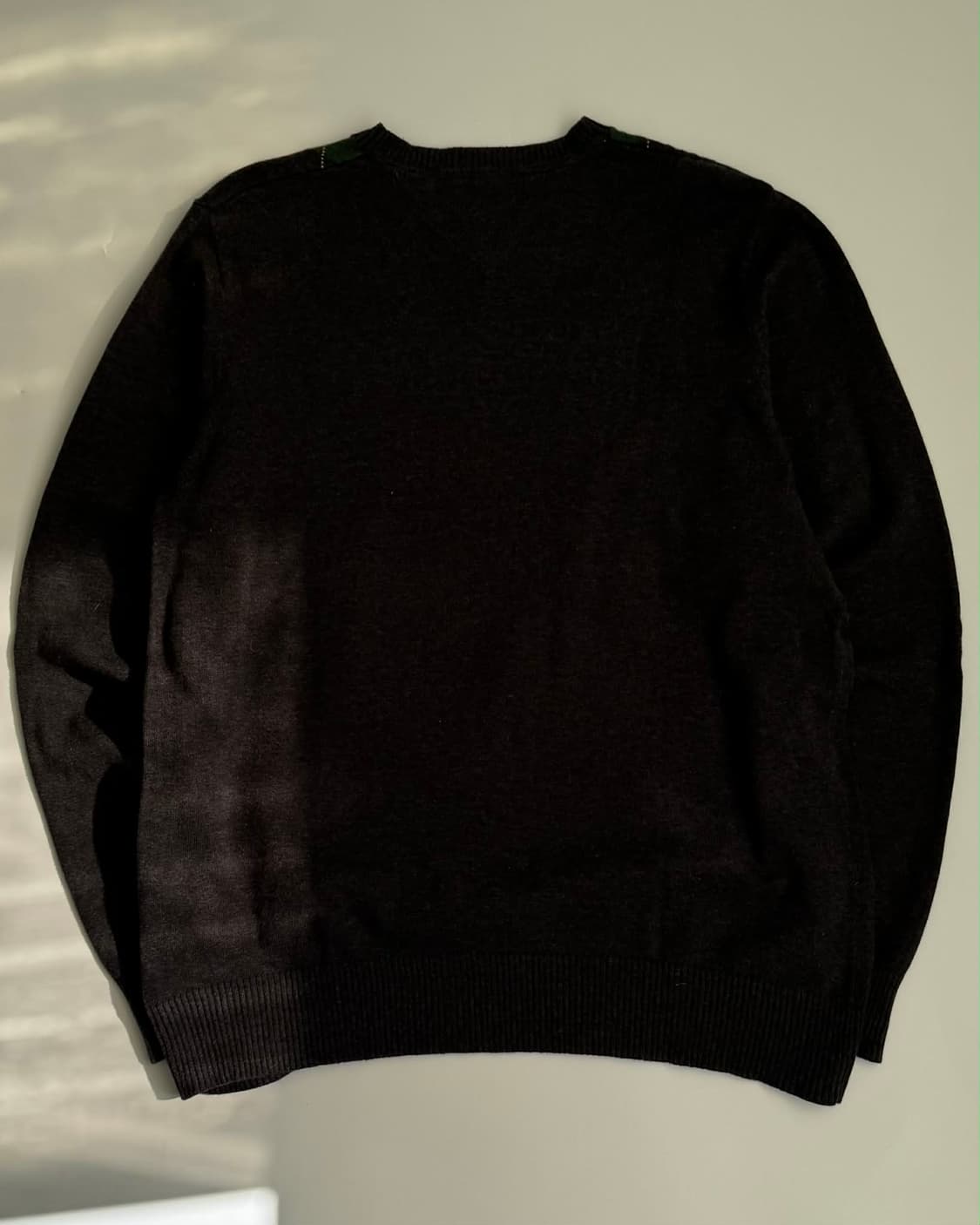 [S] 타미힐피거 아가일 브이넥 코튼 니트 스웨터 상품이미지2