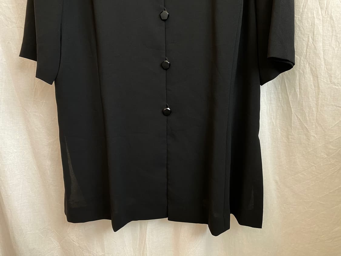 블랙 반팔 자켓(XL) 상품이미지4