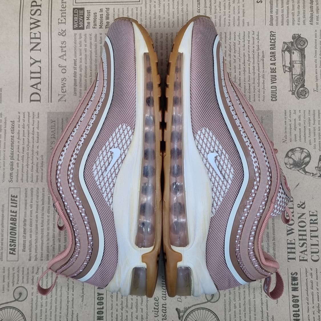 나이키 에어맥스97 로즈골드 운동화230 상품이미지5