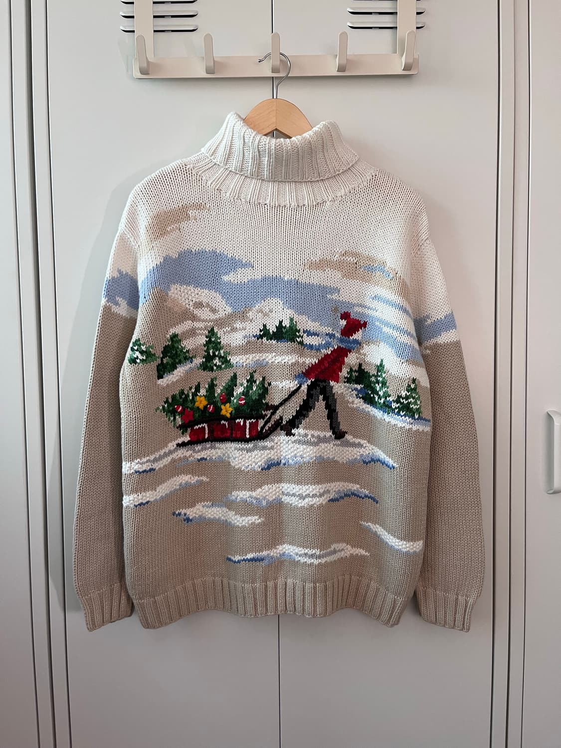 (Rare) Liz claiborne 눈썰매 소년 목폴라 니트  상품이미지1