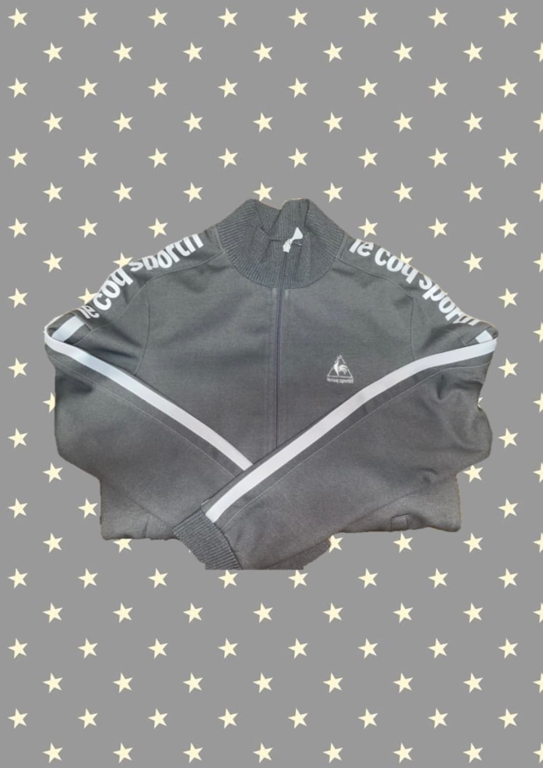 르꼬끄 기모 시그니처 트랙탑 저지 그레이 져지 상품이미지2