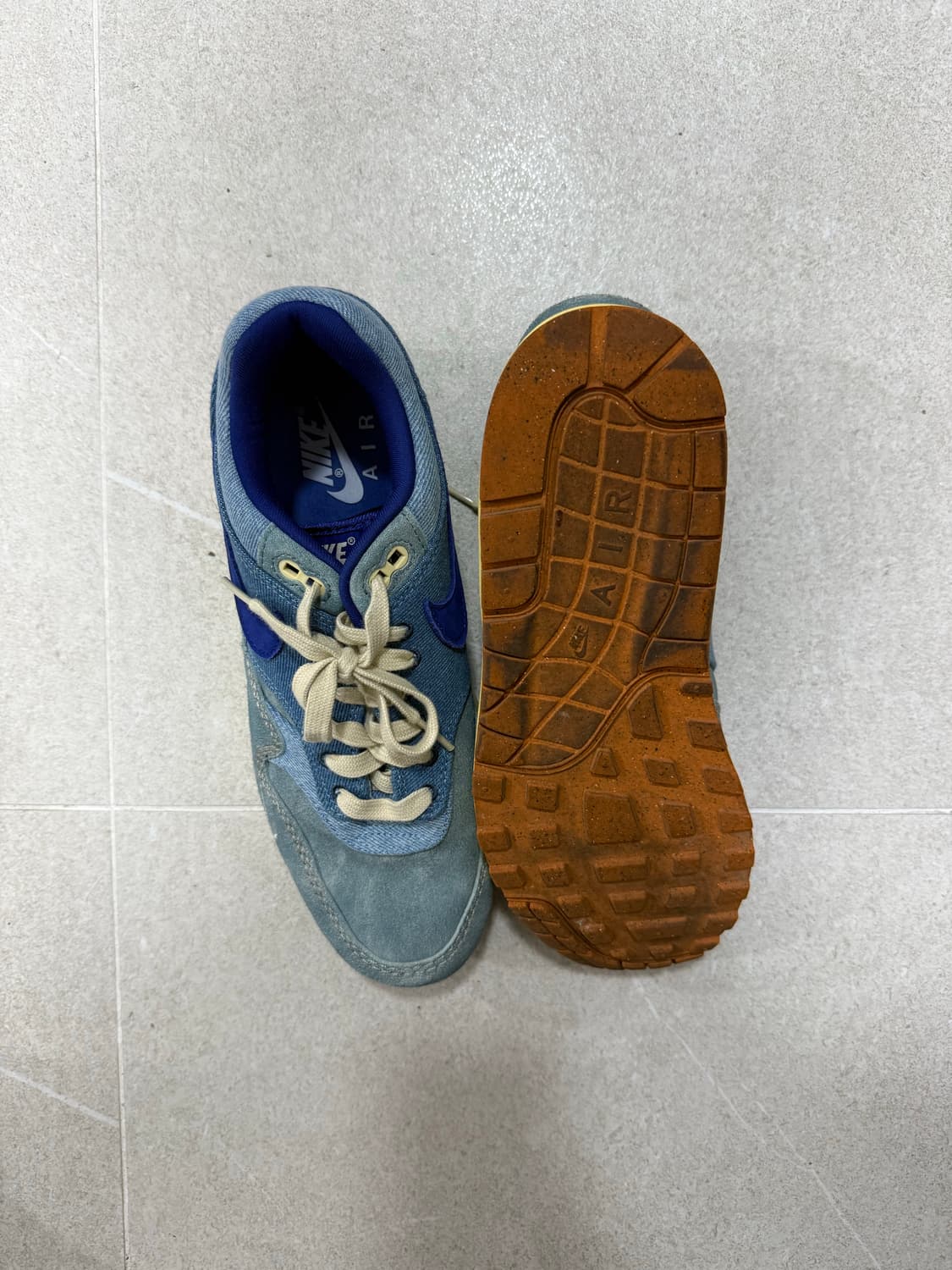 나이키 에어맥스 1 프리미엄 더티 데님 270 상품이미지6