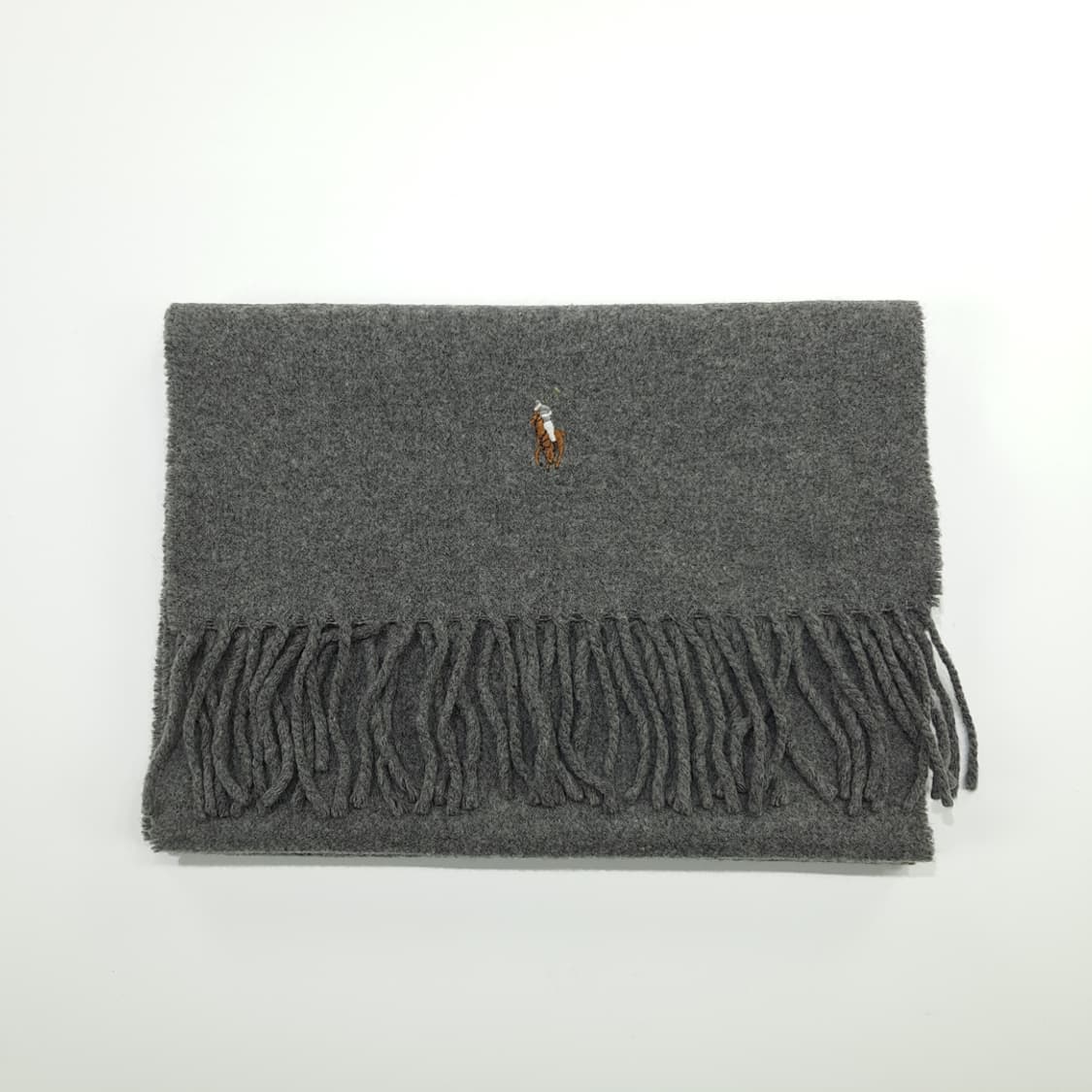 MX316 폴로 랄프로렌 그레이 울 목도리 머플러 상품이미지7