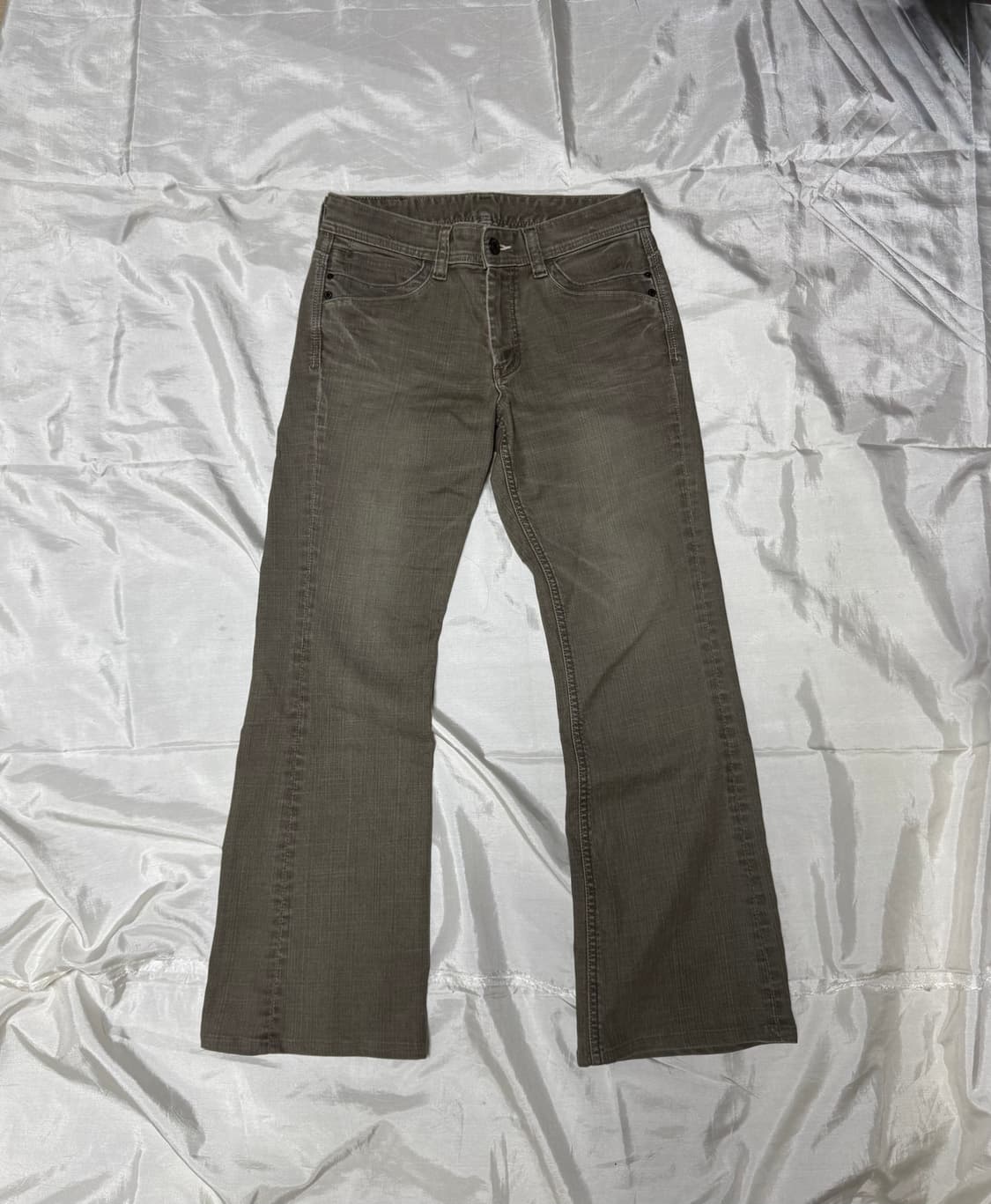 Brown Minimal Pants 상품이미지1