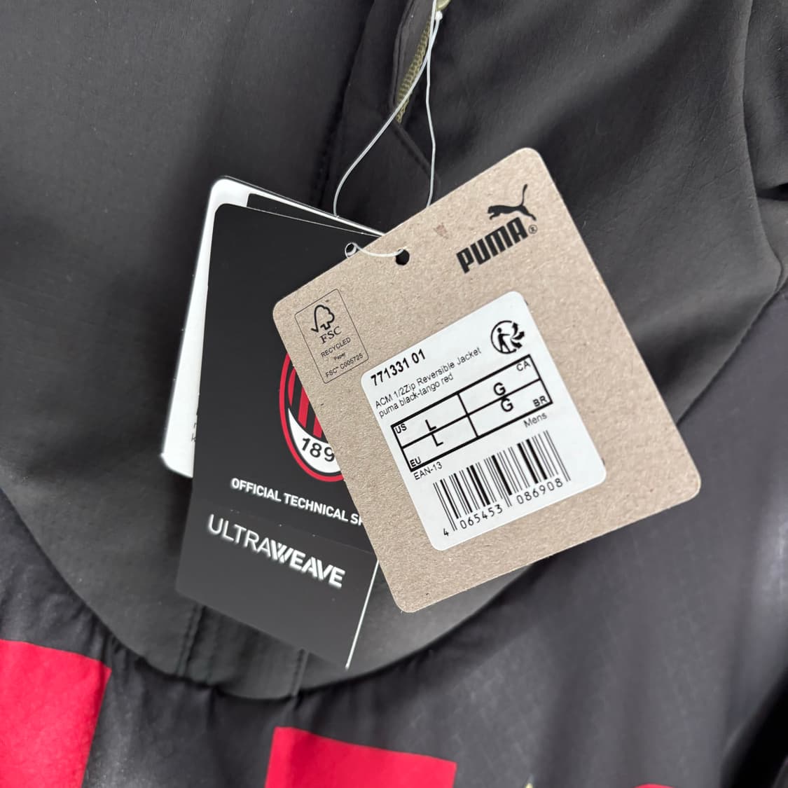 AC밀란 ( 리버시블/양면 ) 패딩 상품이미지2