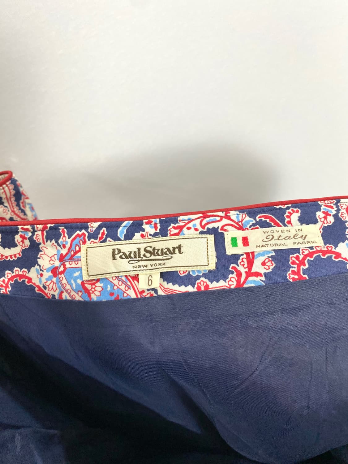 PAUL STUART paisley skirt 폴 스튜어트 페이즐리 치마 상품이미지4