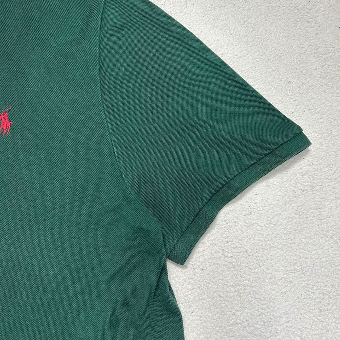 POLO RALPH LAUREN 커스텀핏 pk 반팔티 그린 XL 상품이미지3