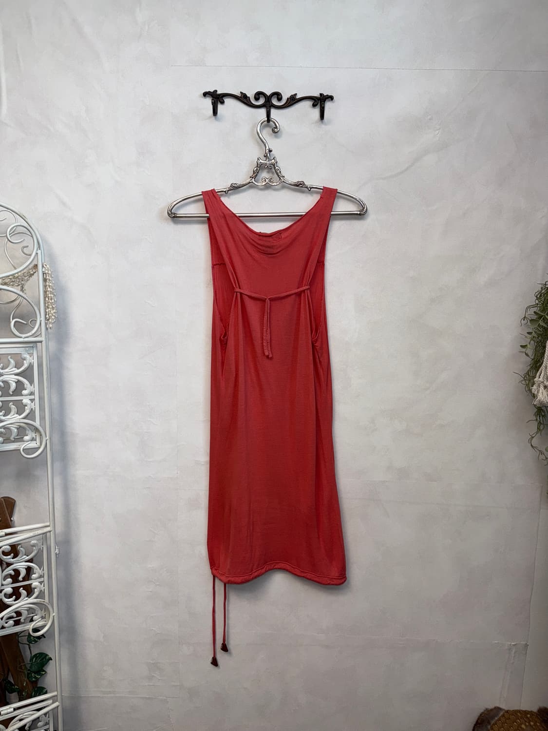 DIESEL coral pink Y2K printed ops 상품이미지5