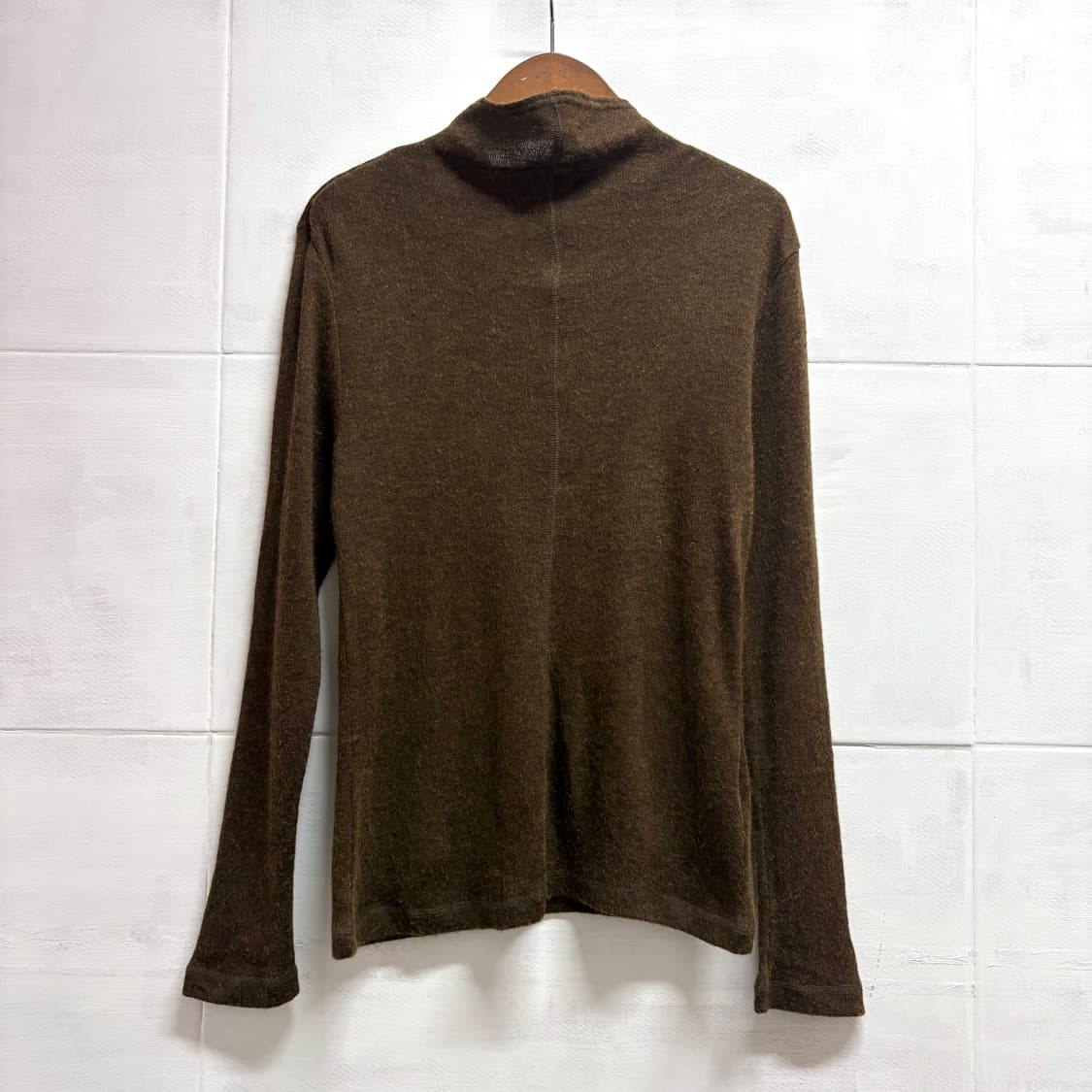 The Cenozoic 카키브라운 니트 목폴라 JPN 상품이미지1