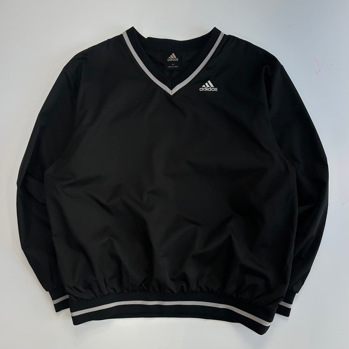 Adidas 아디다스 삼각로고 블랙 웜업  상품이미지3