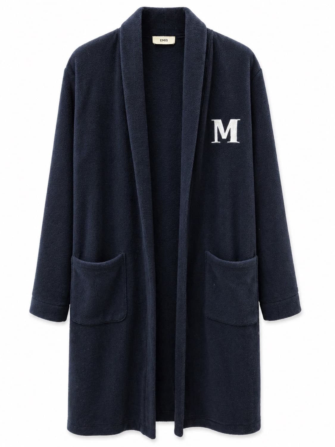 이미스 후리스 로브 가운 네이비 L 상품이미지1