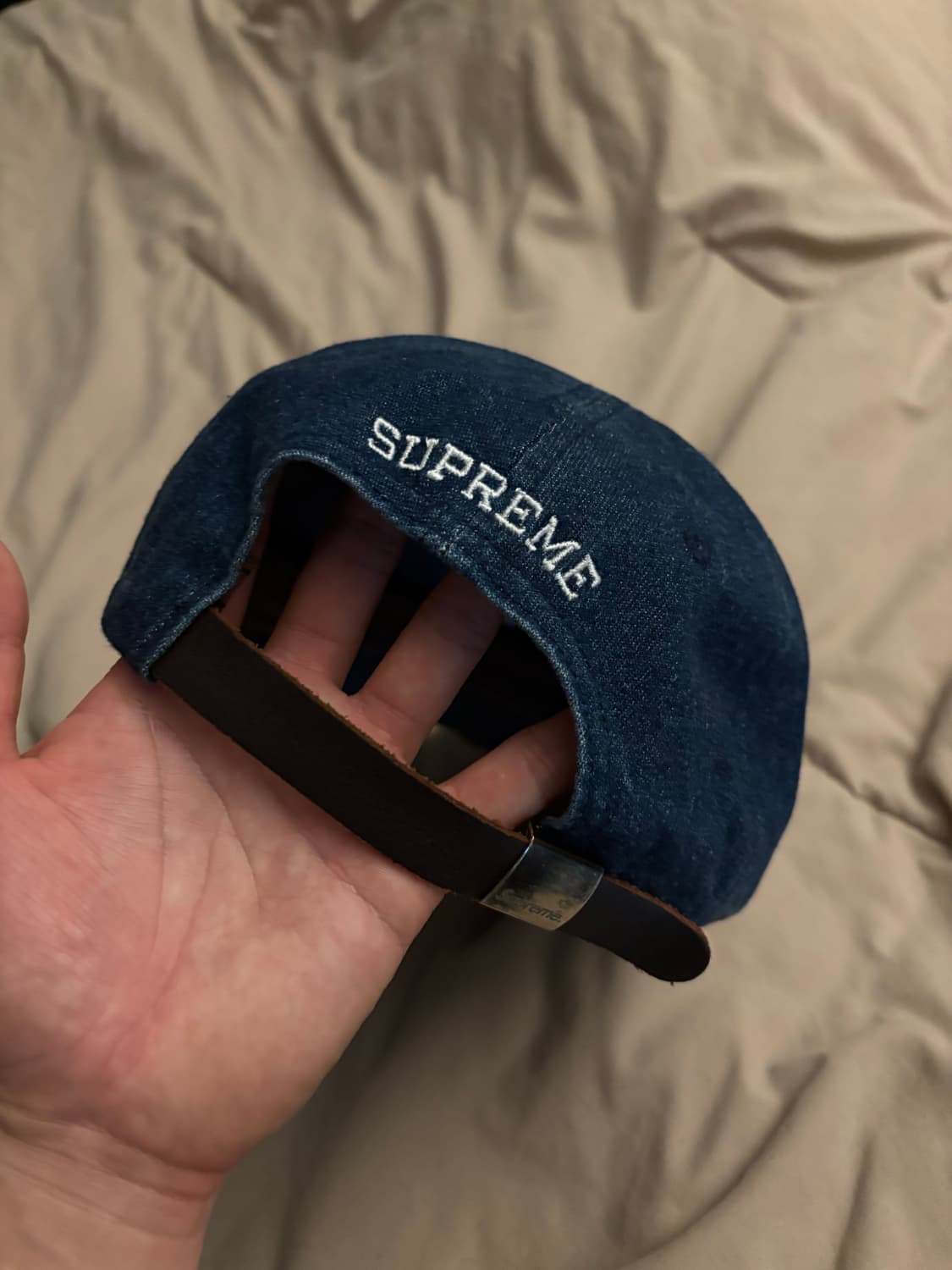 슈프림 S로고 데님캡 상품이미지2