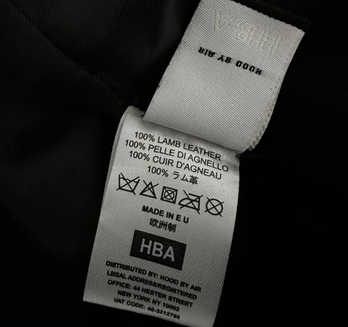 Hood by air leather jacket 상품이미지5