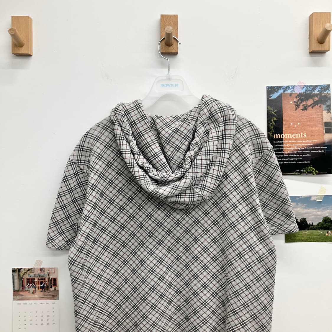 버버리 노바체크 반팔 후드 집업 상품이미지9