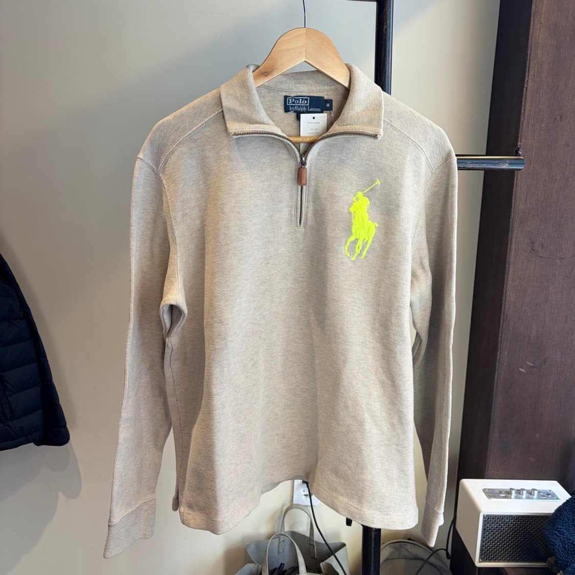 15520 - 폴로 랄프로렌 빅로고 반집업 니트 상품이미지2