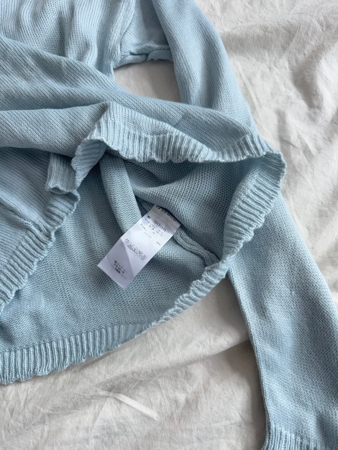 엑시즈팜 스카이블루 러블리 니트 상품이미지5