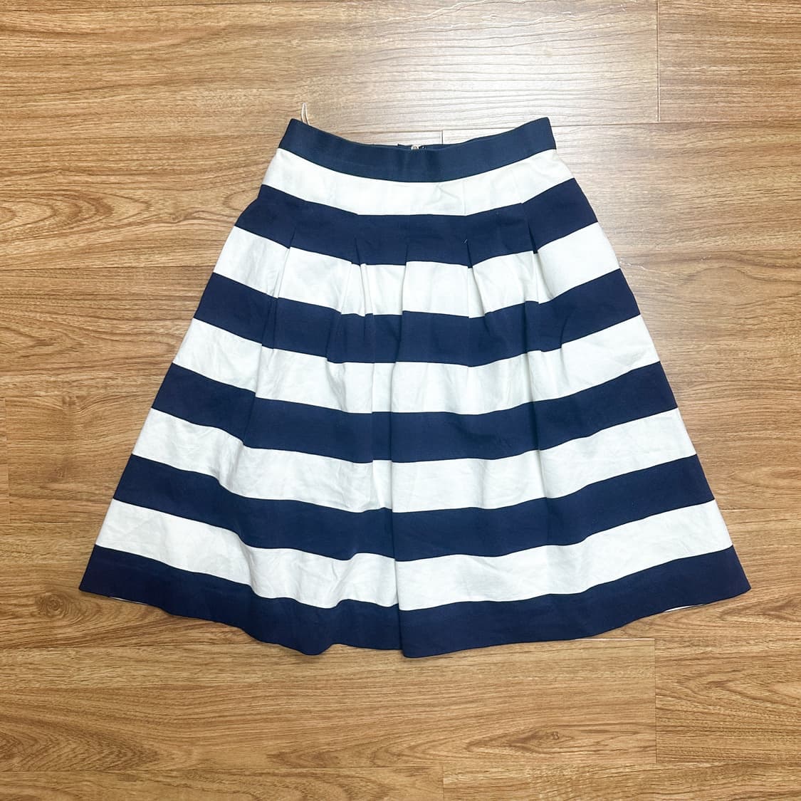 빈티지 스트라이프 리본 마린 스커트 치마 히메갸루 로걀 라떼 뉴진스 하니 상품이미지1