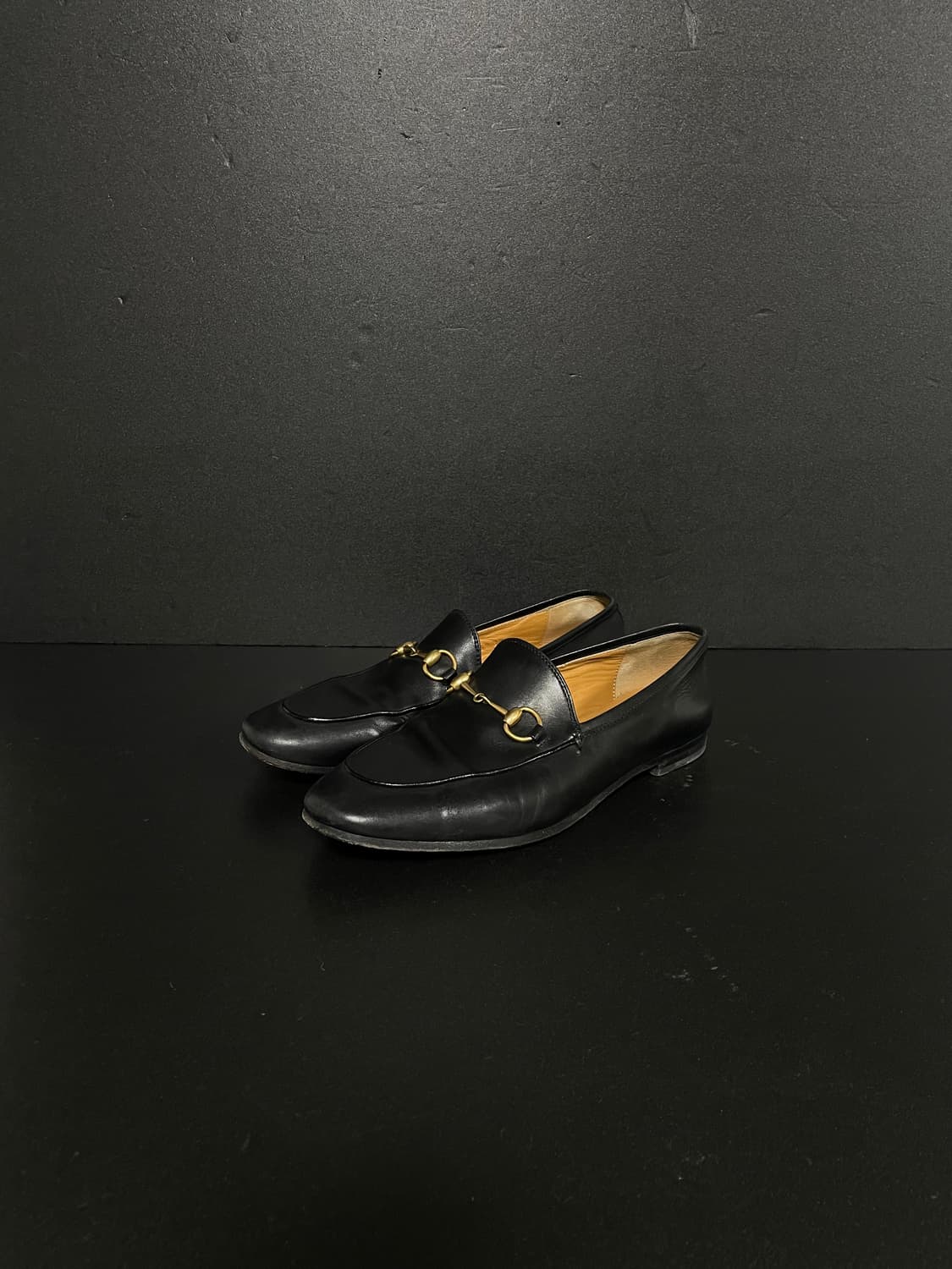 [38] GUCCI 구찌 조르단 홀스빗 레더 로퍼 상품이미지1