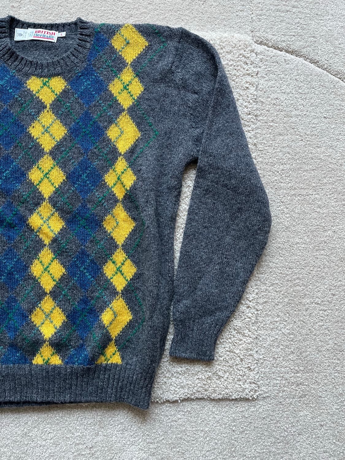 브리티시 헤리티지 울 아가일 스웨터 (103-105) 상품이미지3