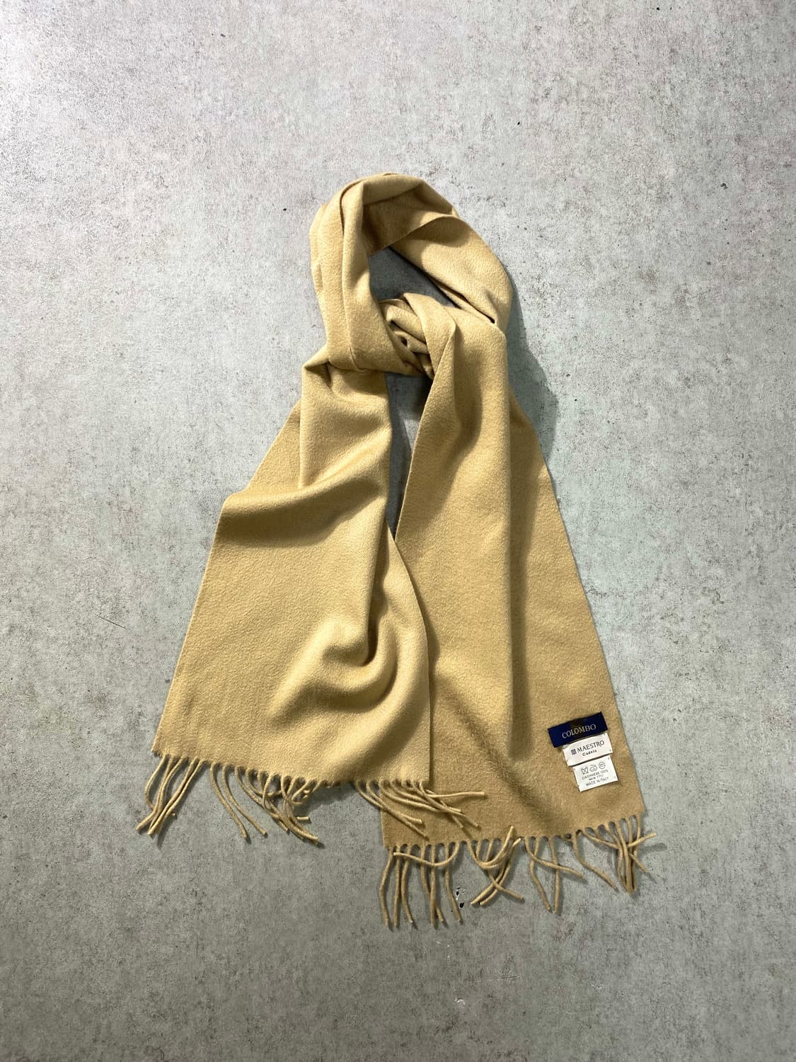 [180cm] COLOMBO 콜롬보 이태리 메이드100% 캐시미어 머플러 상품이미지2