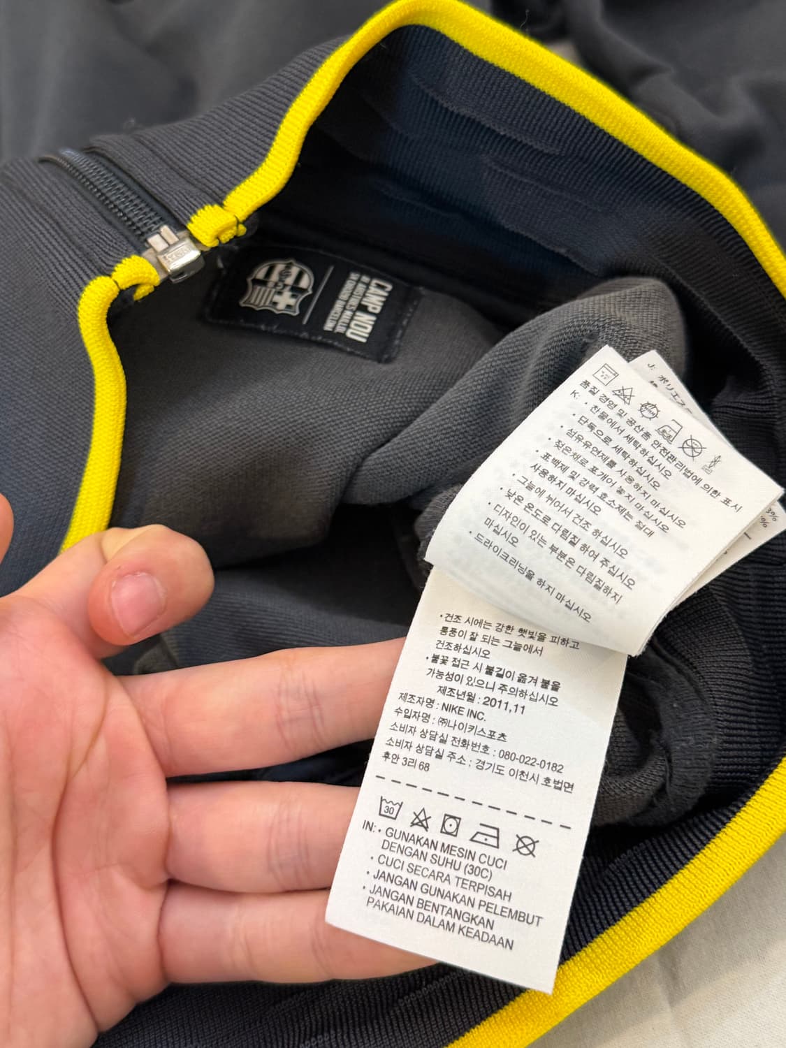 나이키 11-12 바르셀로나 대장급 져지 그레이 상품이미지7