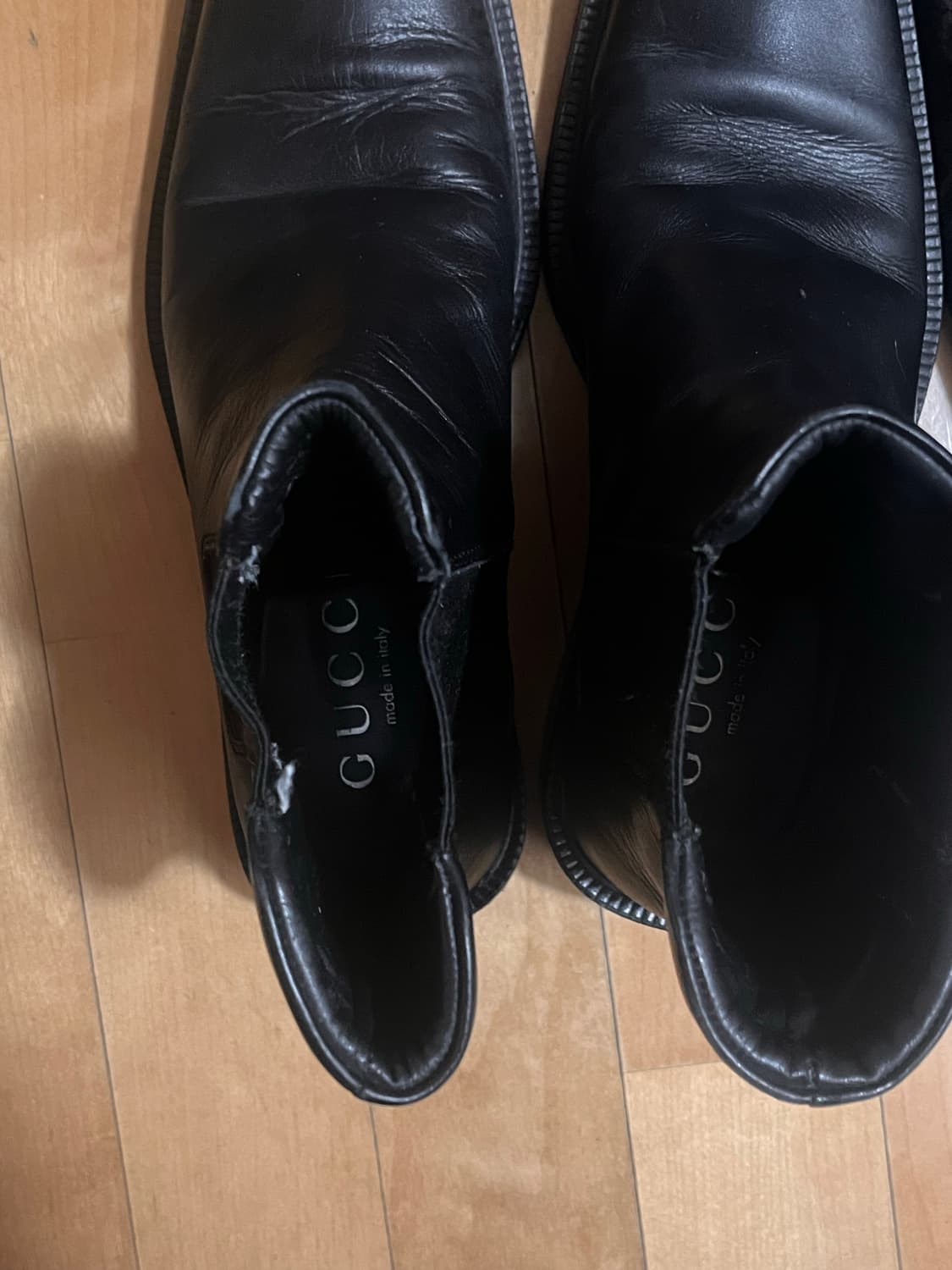 구찌 블랙 앵클 첼시부츠 250~255 구두 상품이미지5