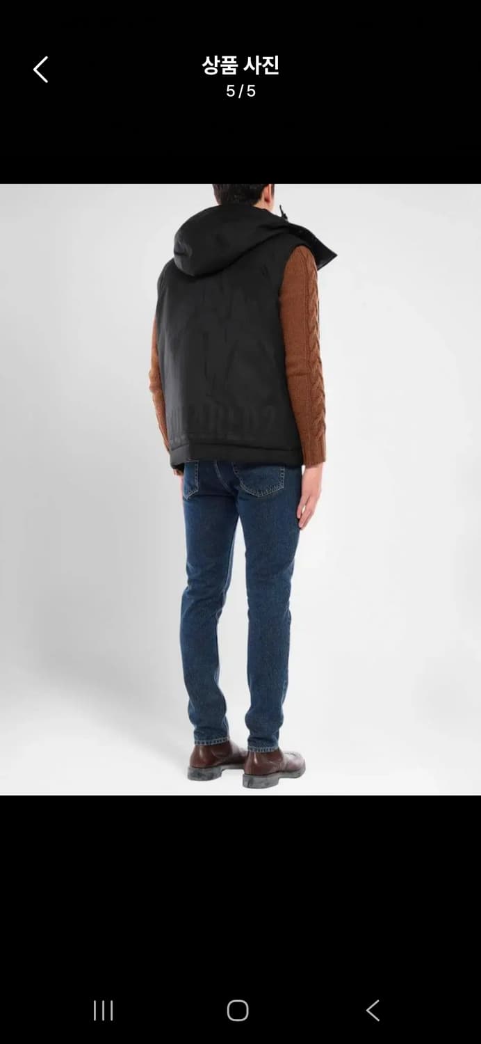 (급처)디스퀘어드2 마운틴 후드 레이어드 베스트 [48] 상품이미지5