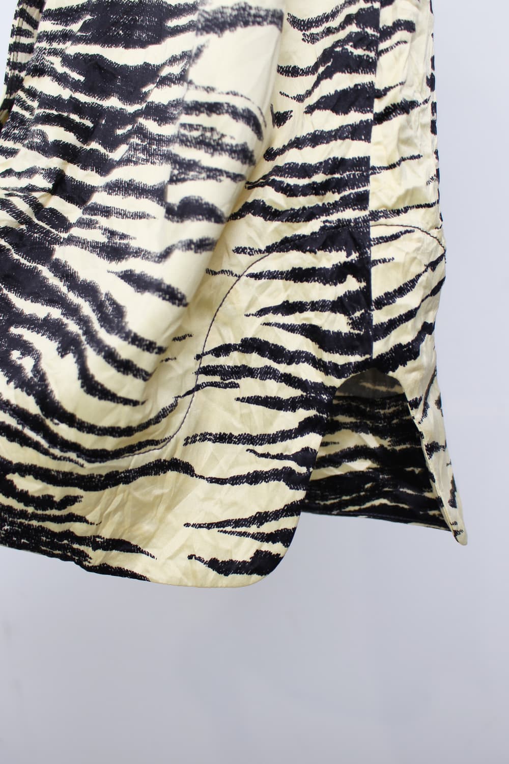 Ganni Yellow Zebra Print Shirt 상품이미지3
