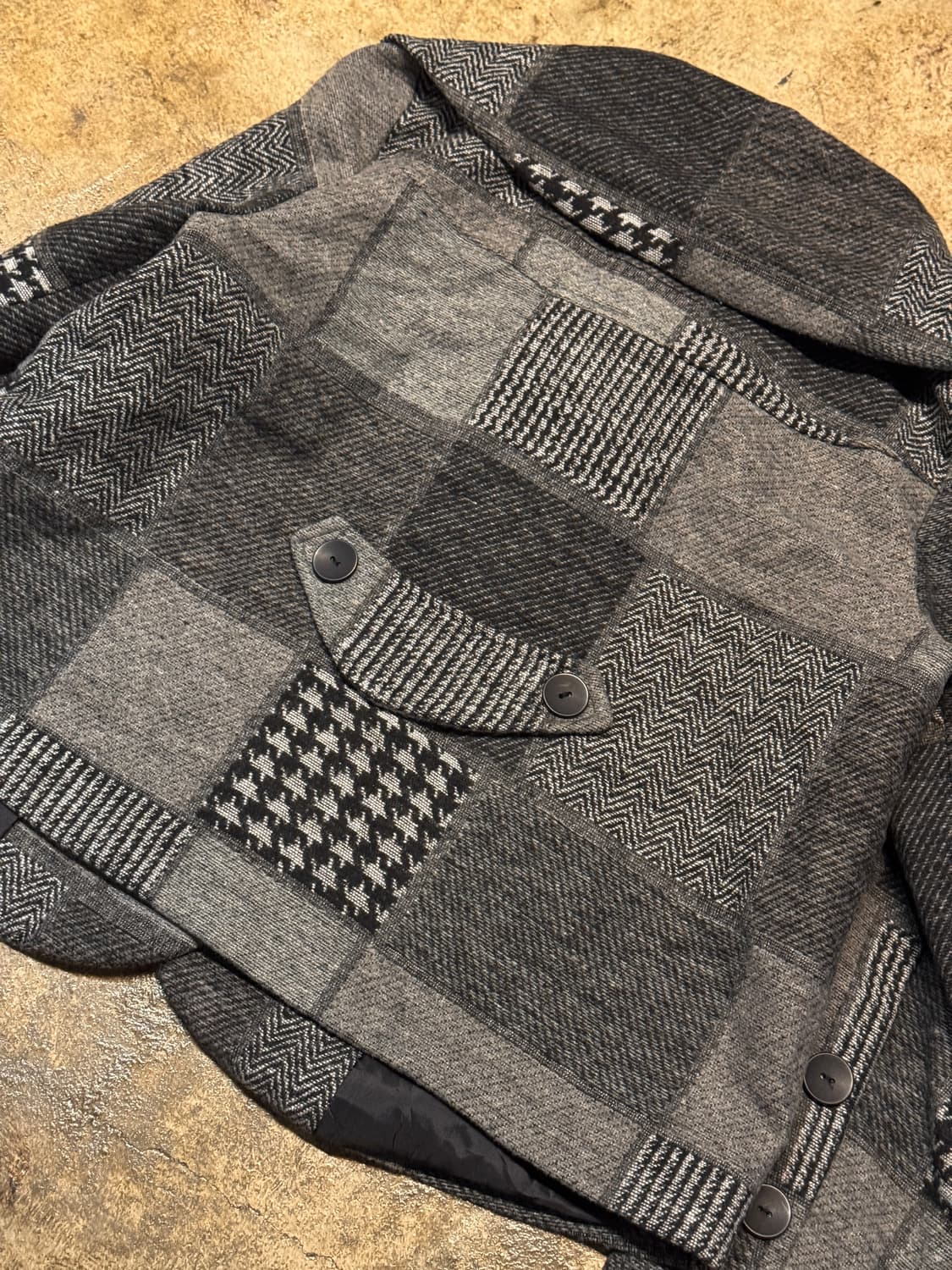 44-66 ) Khaki koji Shawl Collor Jacket 상품이미지9