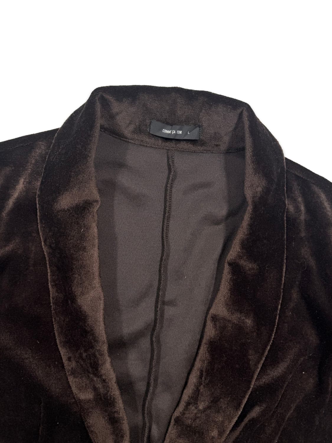 빈티지 Comme Ca Ism 브라운 벨벳 자켓 상품이미지4