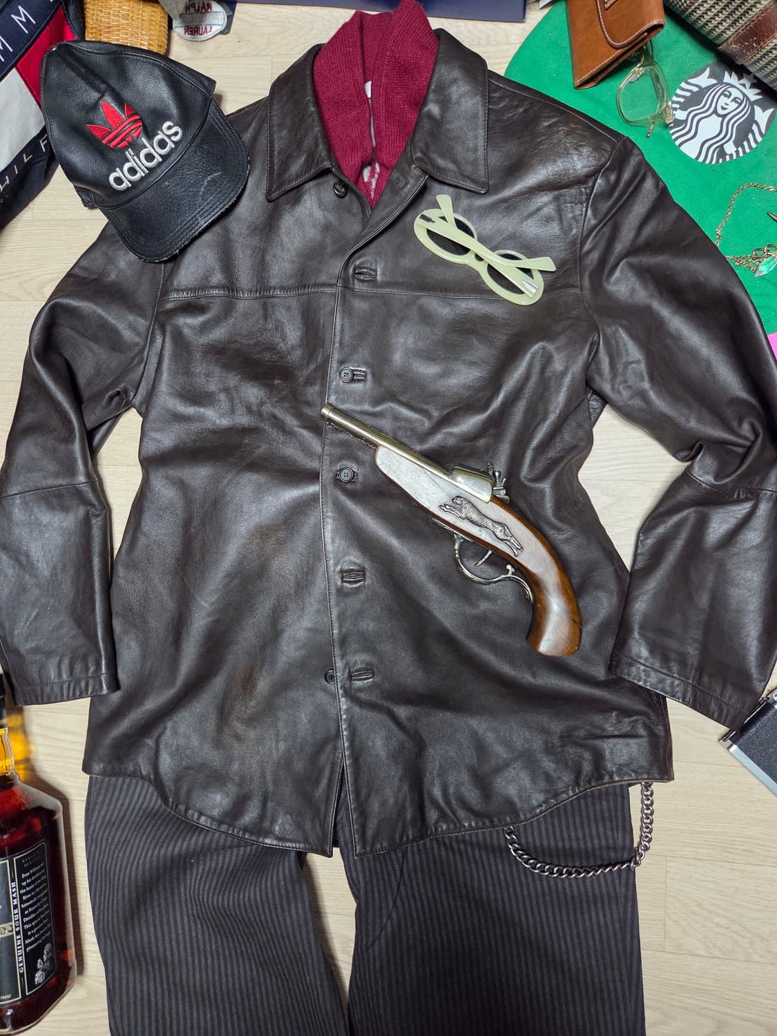 INTERMEZZO 레더자켓 가죽자켓 양가죽 라이더 바이크 카코트 상품이미지3