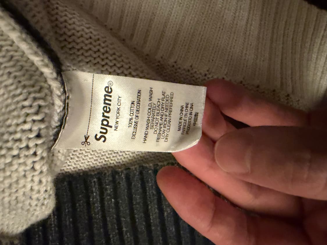 슈프림 니트 M 상품이미지3