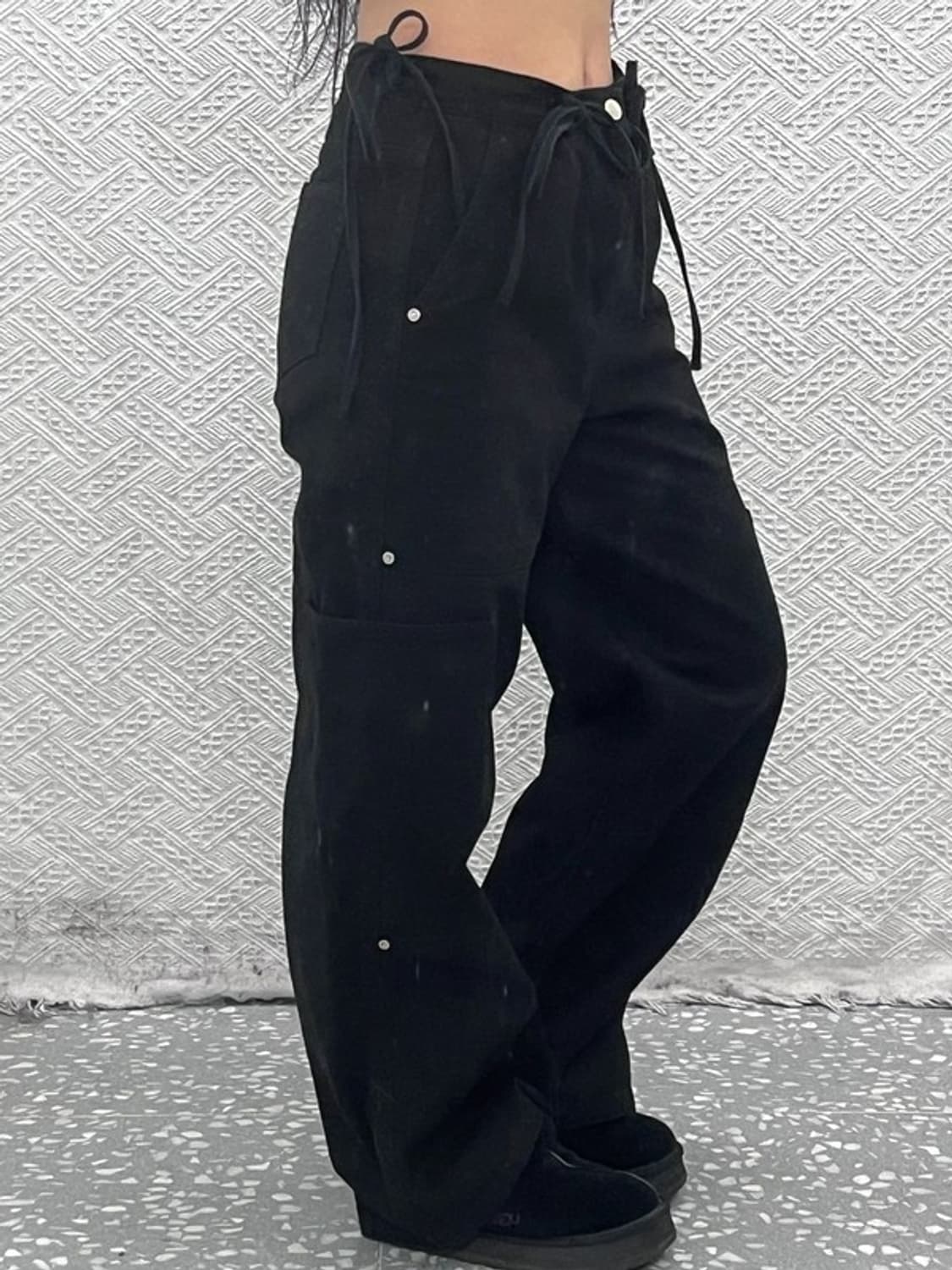 다이애그널 러블리힙 리본스트랩 카고팬츠 M C08829 상품이미지1