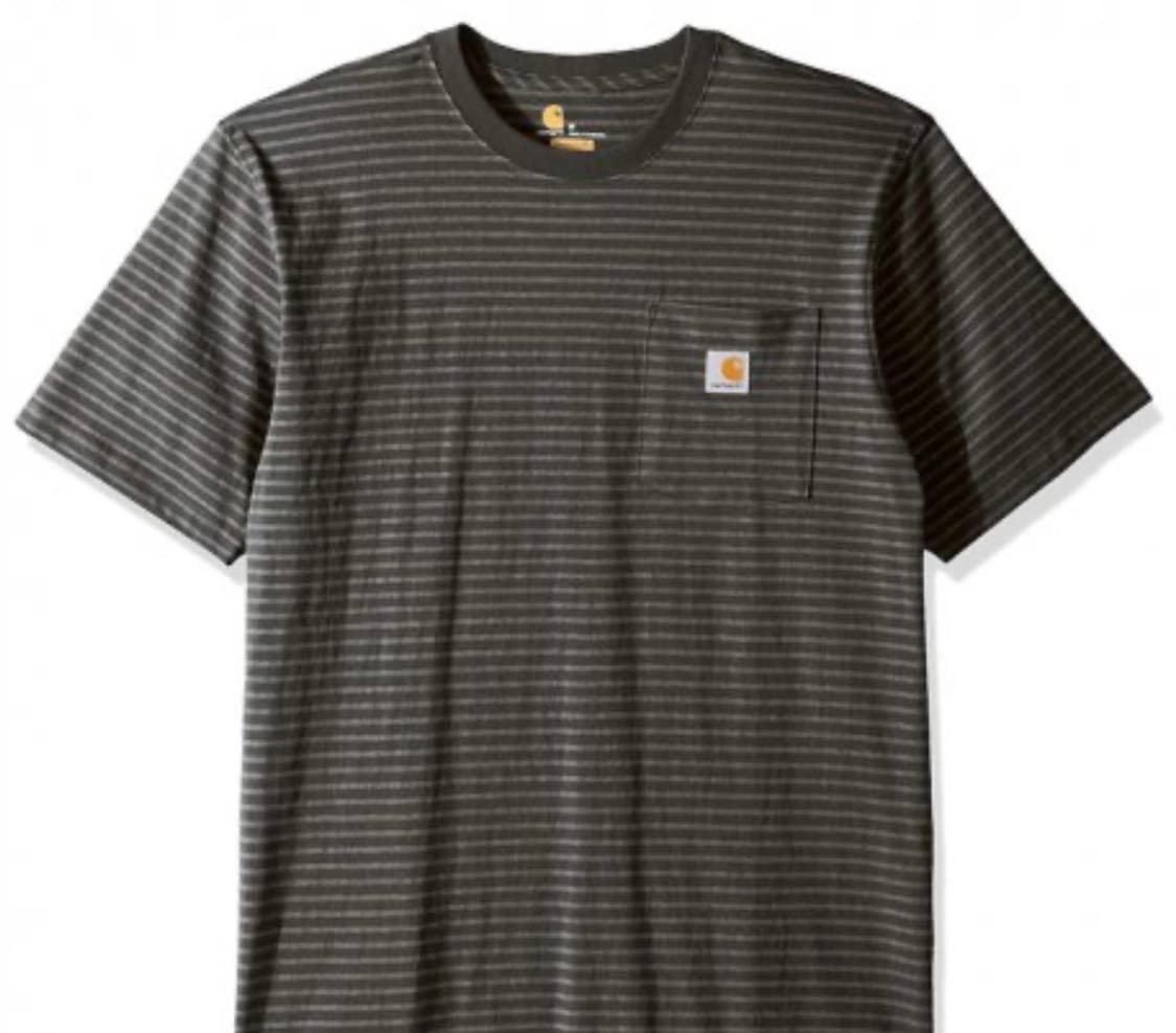 칼하트 스트라이프 반팔 티셔츠 상품이미지1