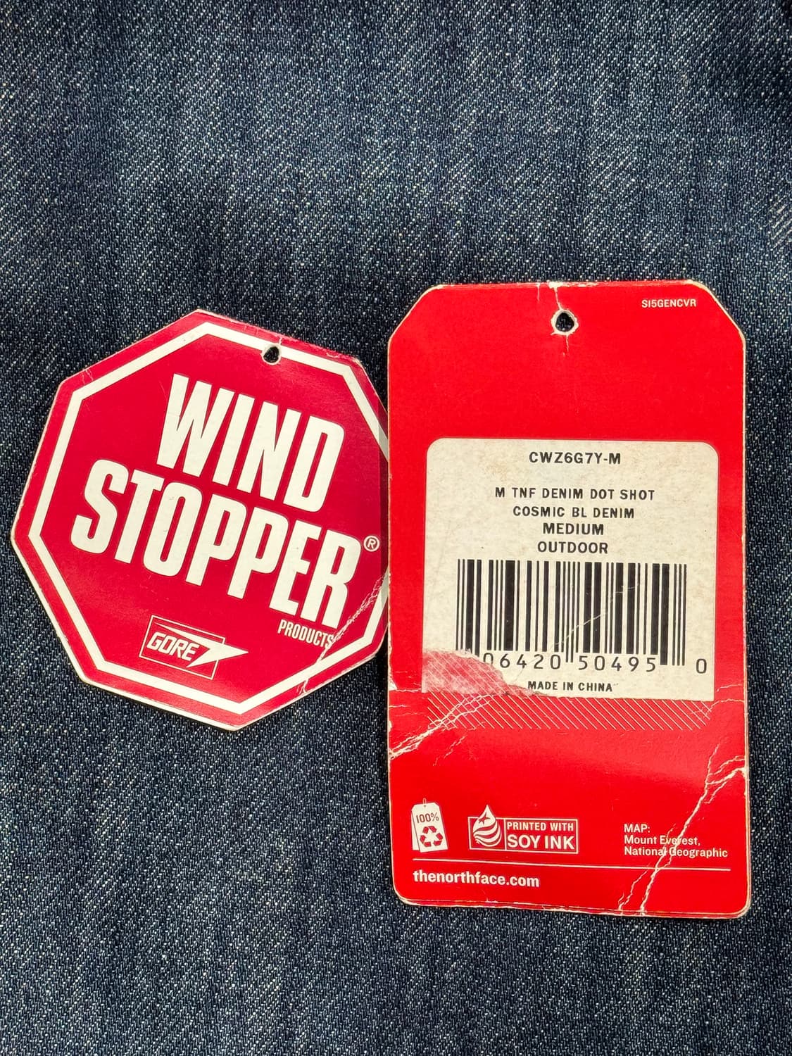 슈프림 x 노스페이스 데님 닷샷 자켓 상품이미지6