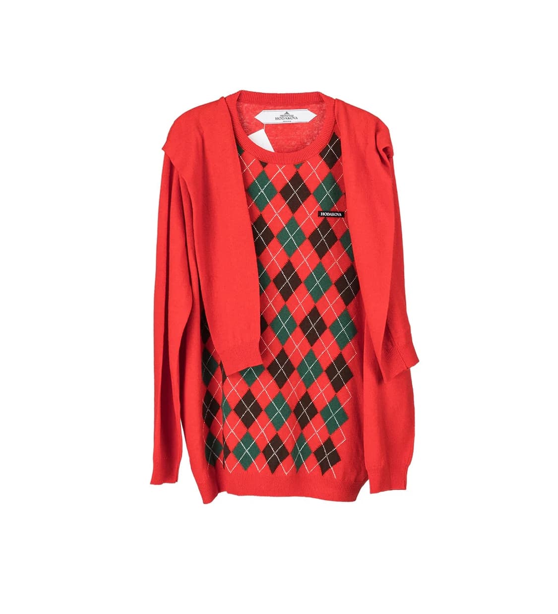 HODAKOVA DOUBLE SLEEVE SWEATER red 상품이미지3