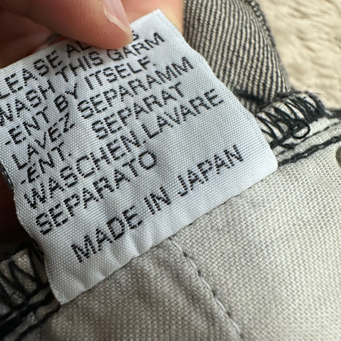 디올 옴므 ss03 Clawmark jeans 상품이미지10
