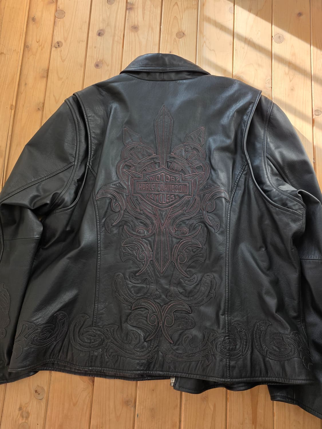 빈티지 할리데이비슨 라이더 자켓 레더 모터사이클 xl usa 고딕 상품이미지1